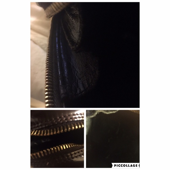 Brown GUCCI Patent Leather Bamboo Backpack - Picture 4 of 4