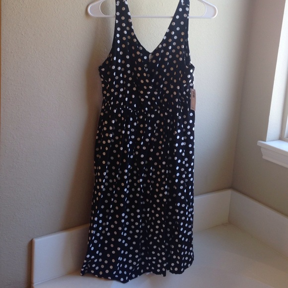 Polka dotted dress