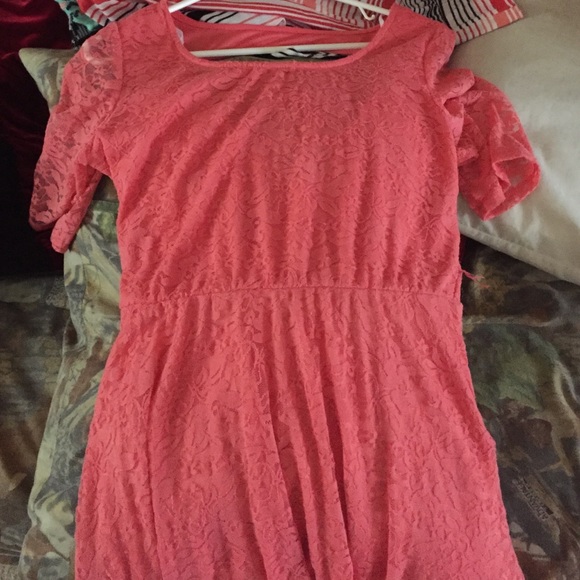 Super cute baby doll coral dress