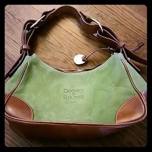 Dooney & Bourke green hobo