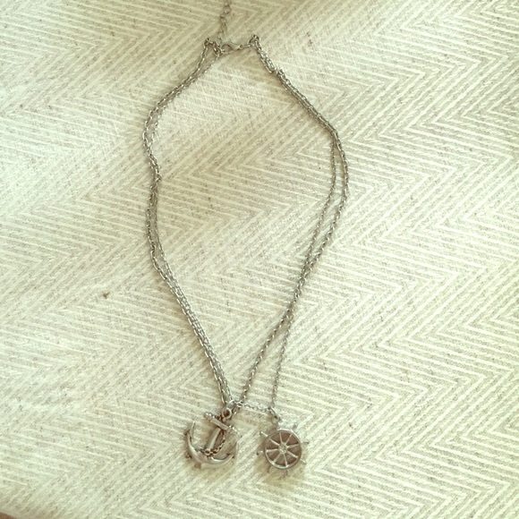 Nautical Anchor Charm necklace