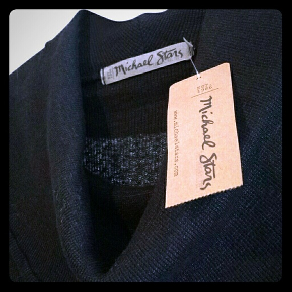 Michael Stars Long Sleeve Cowl Neck Pullover