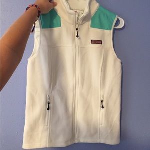 Women's White Vineyard Vines Vest