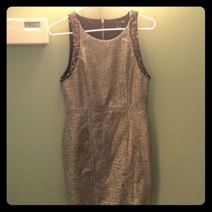 Forever 21 Gold & Black Sparkle Dress
