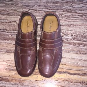 Men's Cole Hann chestnut brown dress shoes