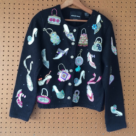 Michael Simon handbag and shoe sweater