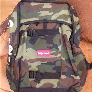 SUPREME CAMO BACKPACK