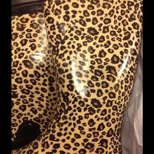 Leopard Rain Boots