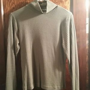 Taupe colored turtleneck