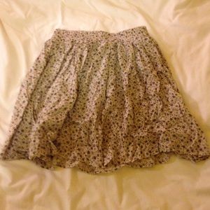 Brandy Melville purple flowered skirt.