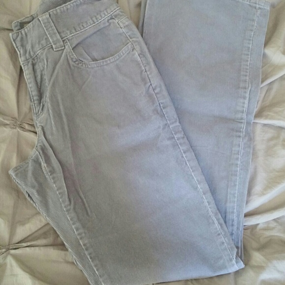 Banana Republic grey corduroy pants size2 - Picture 2 of 4