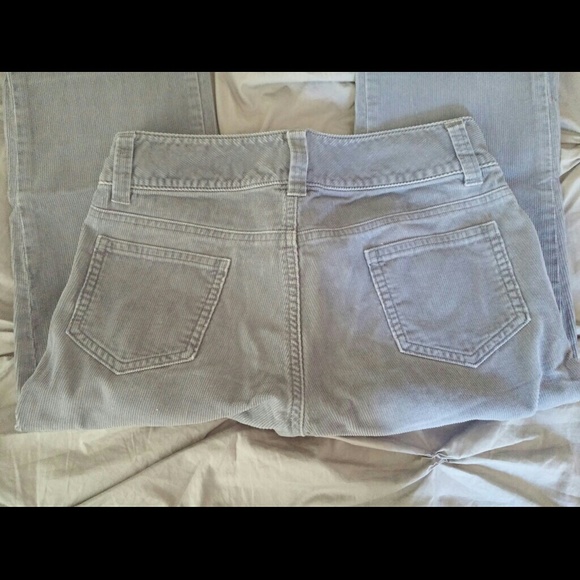 Banana Republic grey corduroy pants size2 - Picture 3 of 4