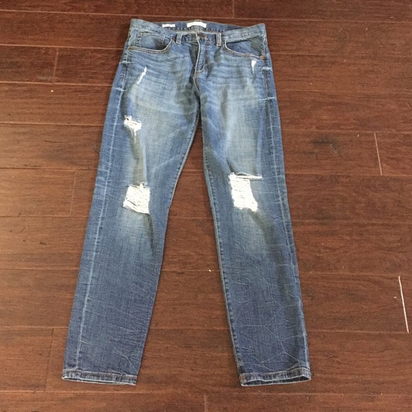 Banana Republic Boyfriend Destroyed Denim