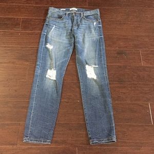 Banana Republic Boyfriend Destroyed Denim