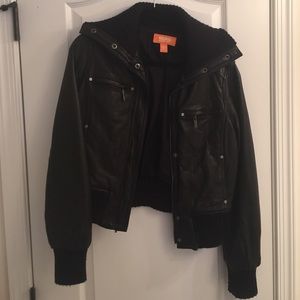 Michael Kors Black Leather Jacket