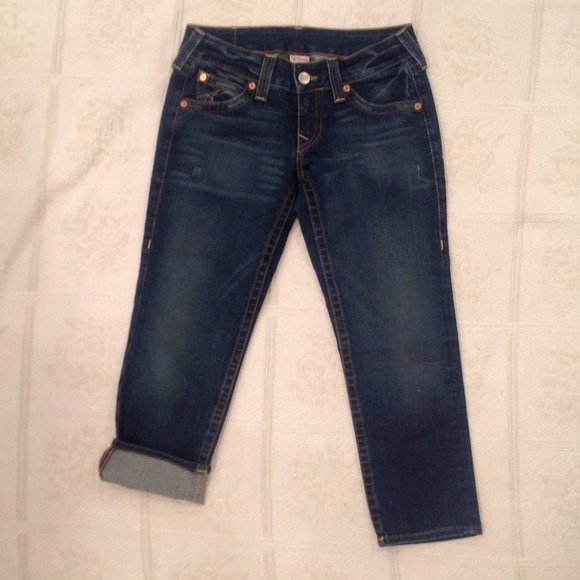 TRUE RELIGION CAPRI JEANS 🆕