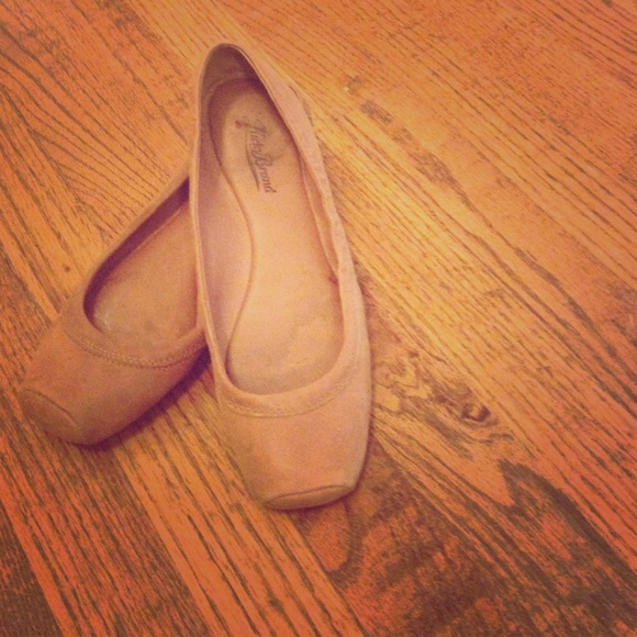 Lucky Brand square toe flats