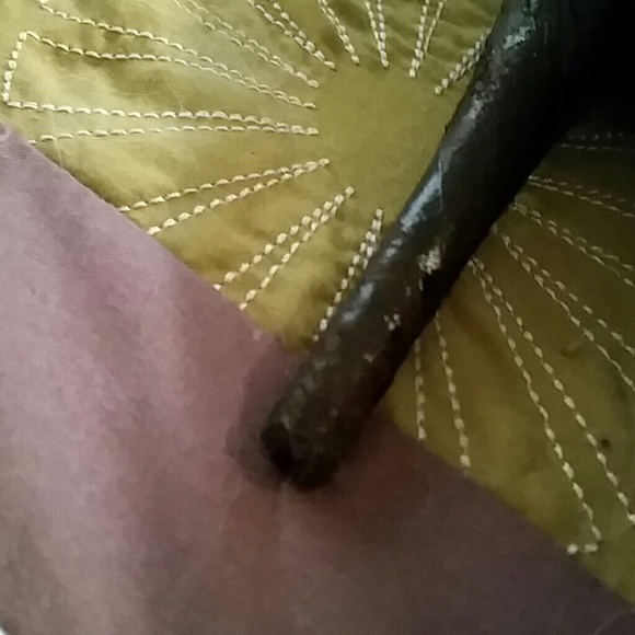 Brown textured stiletto pumps - Picture 4 of 4