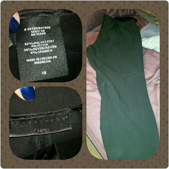 Womens black dress pants