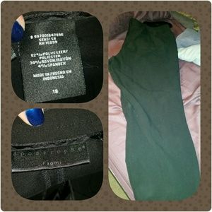 Womens black dress pants