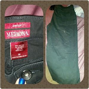 Womens black capri pants