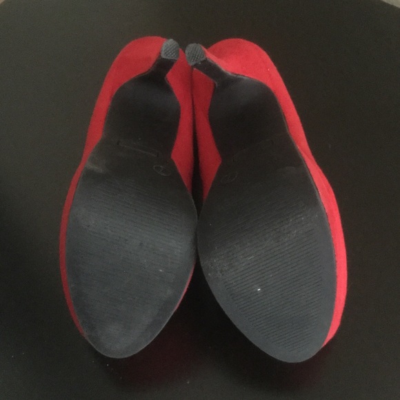 Trade for @jskrillz Red Suede Heels✨ - Picture 2 of 2