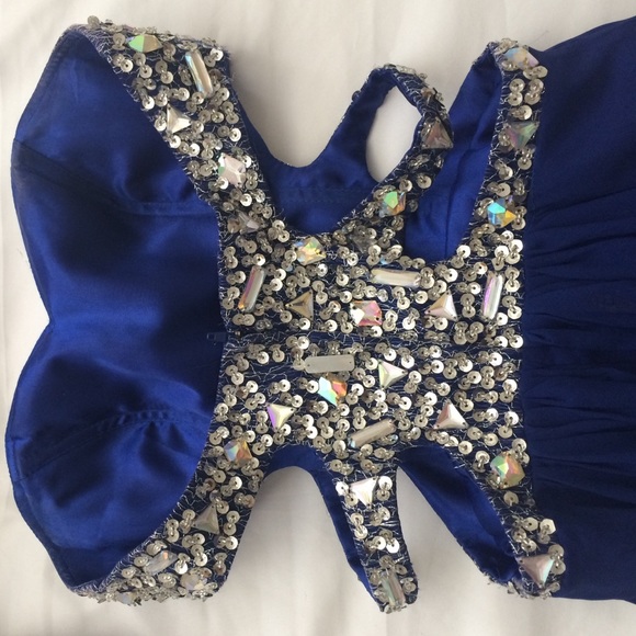 Blue Prom Dress - Picture 2 of 4