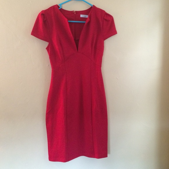 Super cute bodycon red dress