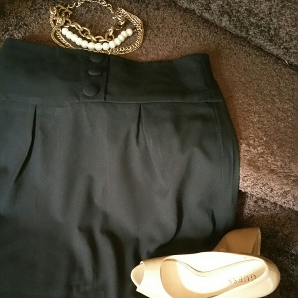 Black pencil skirt, size 12