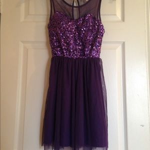 Purple homecoming/prom or formal dress