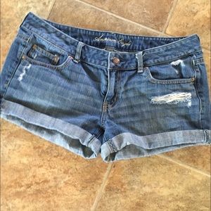 AE Size 14 Midi Destroy Shorts