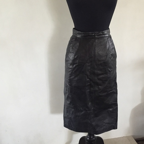 Wilson leather skirt