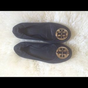 Authentic Navy Reva Tory Burch flats