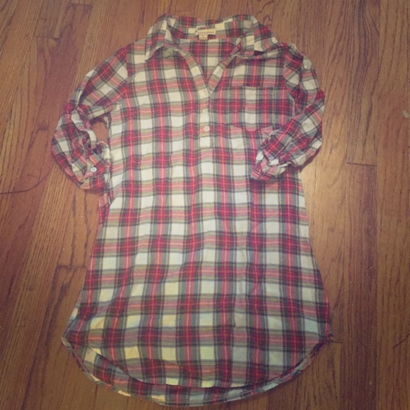 Flannel pullover