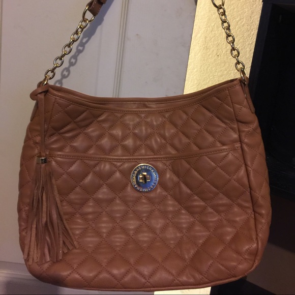 Isaac Mizrahi lamb leather hobo bag