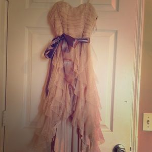 Beige/Tan/Gold Homecoming or prom dress