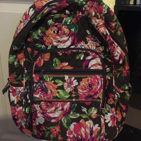 vera bradley english rose backpack