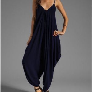 Spaghetti strap Harem romper