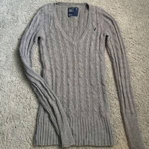 Gray American Eagle sweater