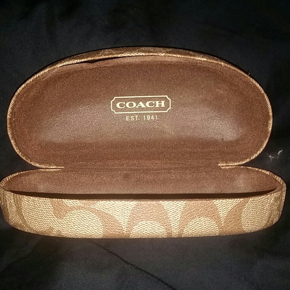 Coach glasses case