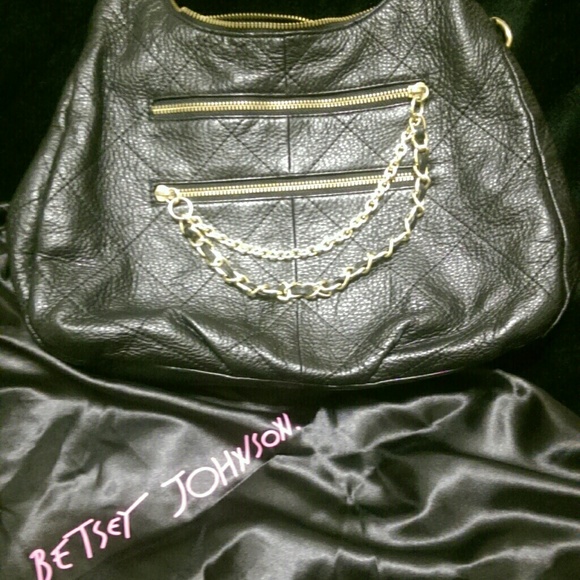 Betsy Johnson leather purse