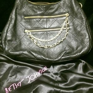 Betsy Johnson leather purse