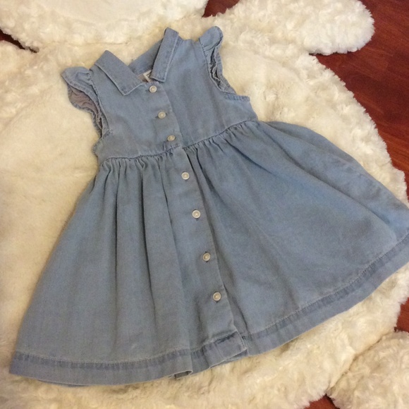 🌺SOLD🌺Baby gap jean dress washed never worn