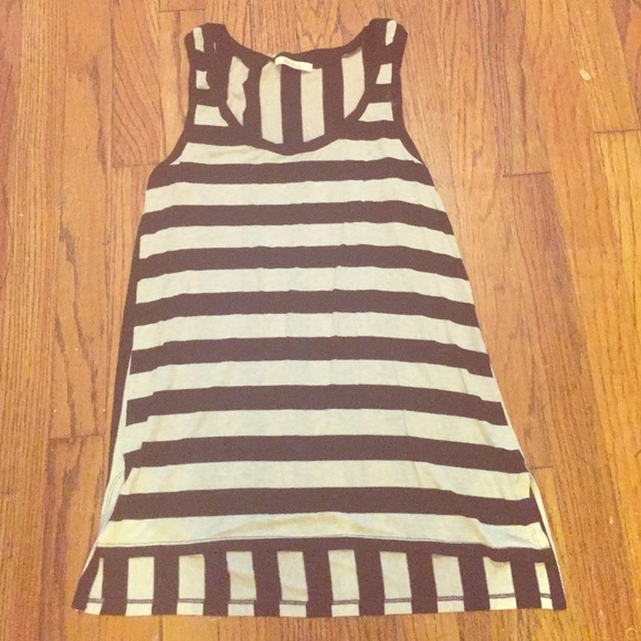 Ella moss striped tank