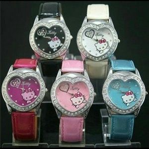 Rhinestone Hello Kitty Quartz Watch