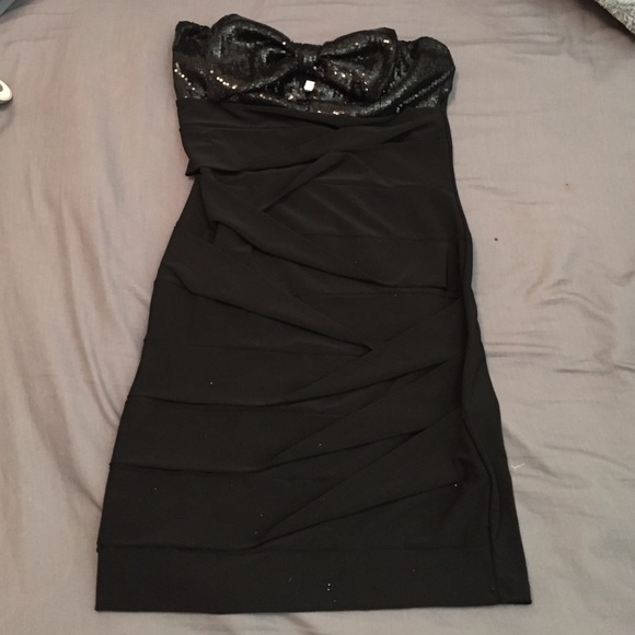 Black homecoming dress