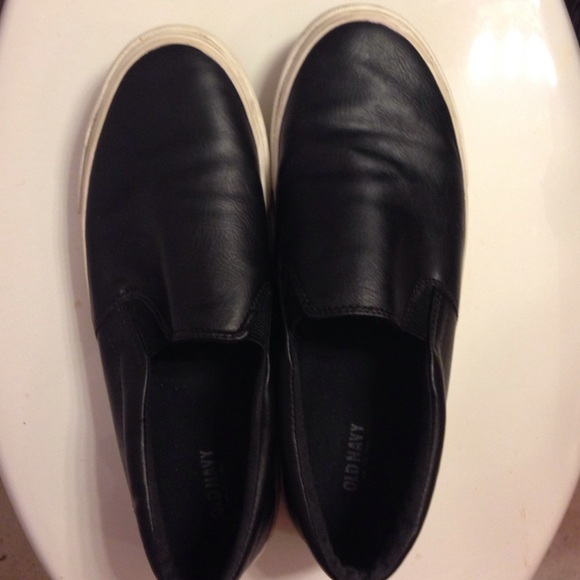 Black slip ons