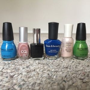 Nail enamel (different brands)