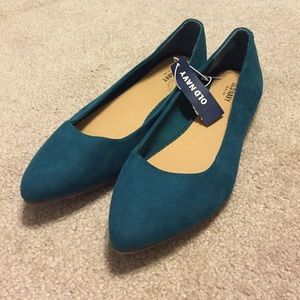 Old Navy teal flats