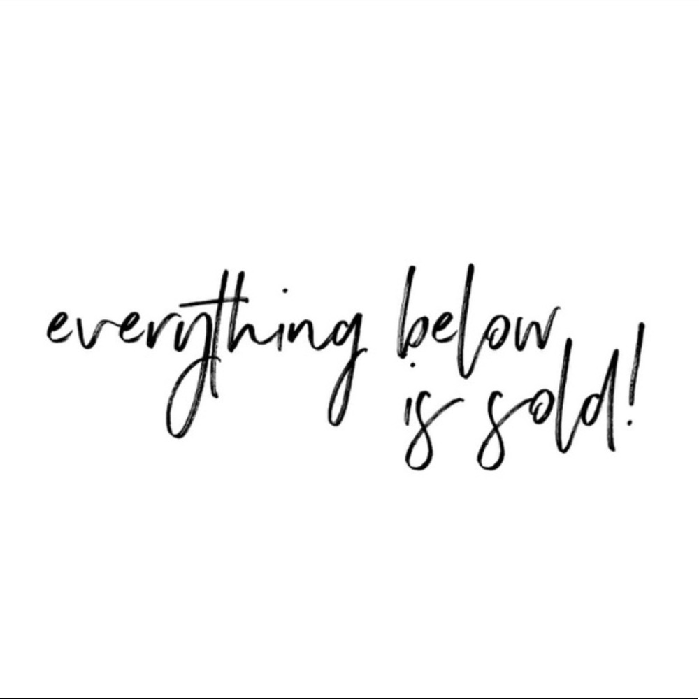 {everything beyond this point is sold}